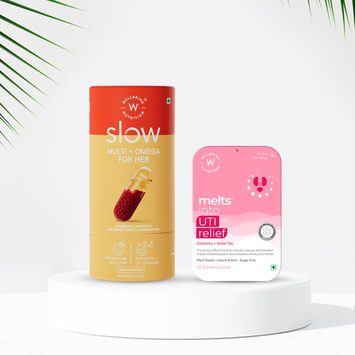 PMS & UTI Support Combo with Multivitamin for Her and Instant UTI