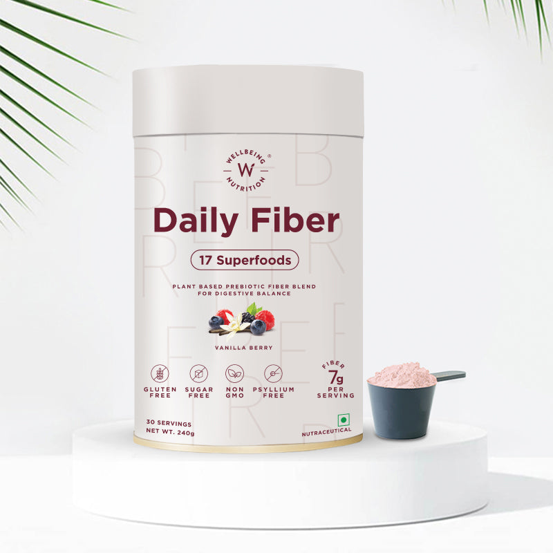 Daily Fiber Supplements in Vanilla Berry Flavor for your everyday fiber