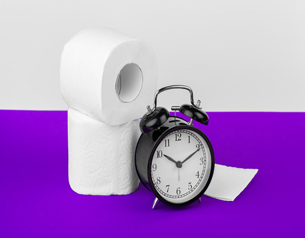 Alarm Clock With Toilet Paper