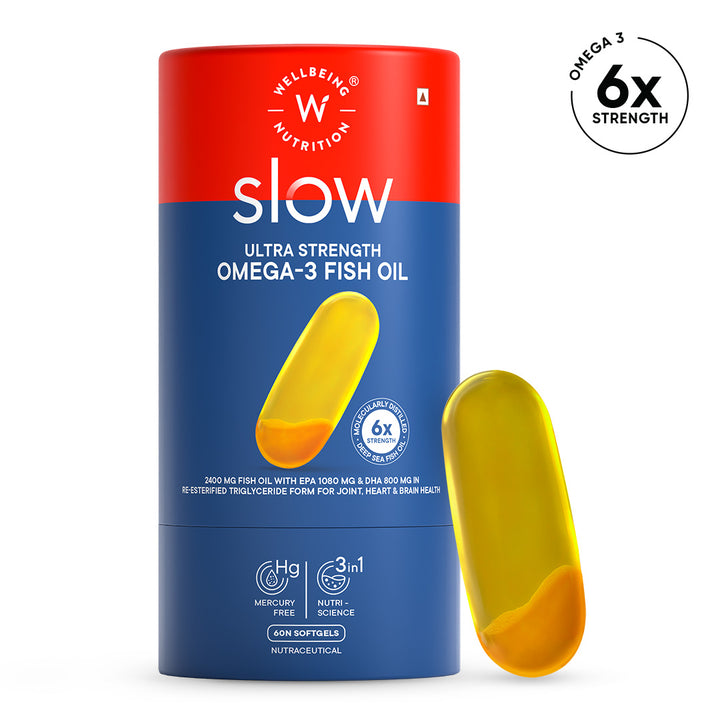 6x Strength Omega Fish Oil Capsules