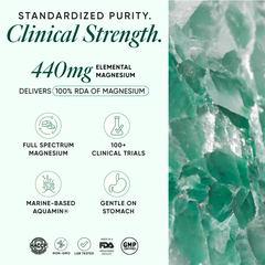 clinically tested 440mg elemental magnesium 