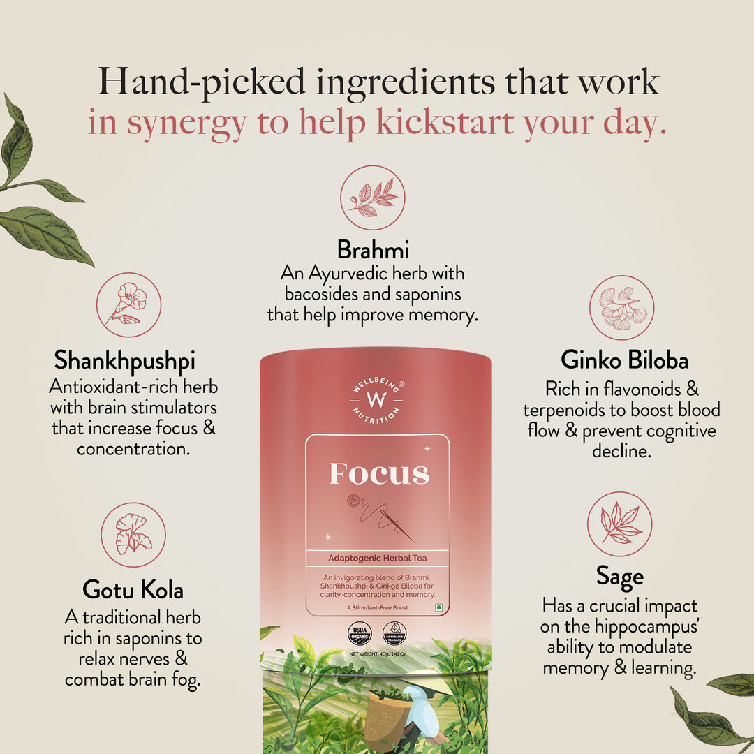 Focus Adaptogenic Herbal Tea