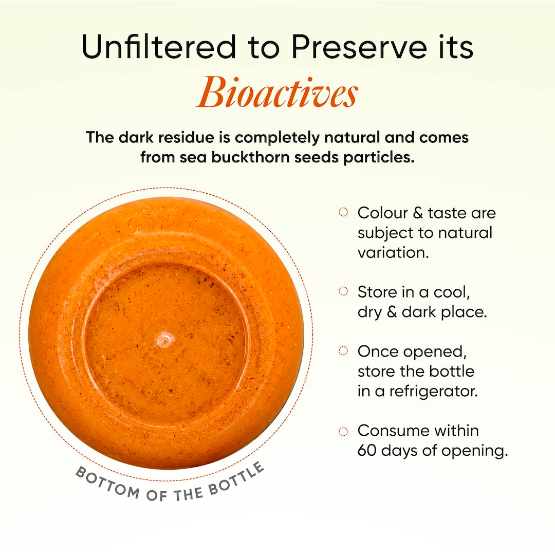 unfiltered sea buckthorn