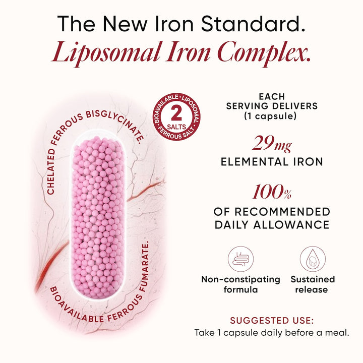Liposomal Iron Complex |Pack of 60 Capsules