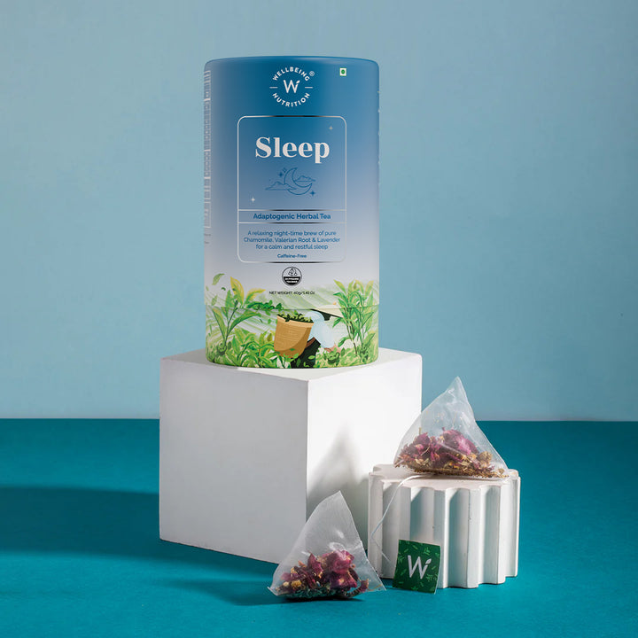 Sleep Adaptogenic Herbal Tea for Restful Sleep Wellbeing Nutrition