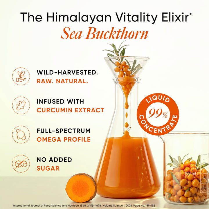 Himalayan Sea Buckthorn Juice with Curcumin Extract | 500ml