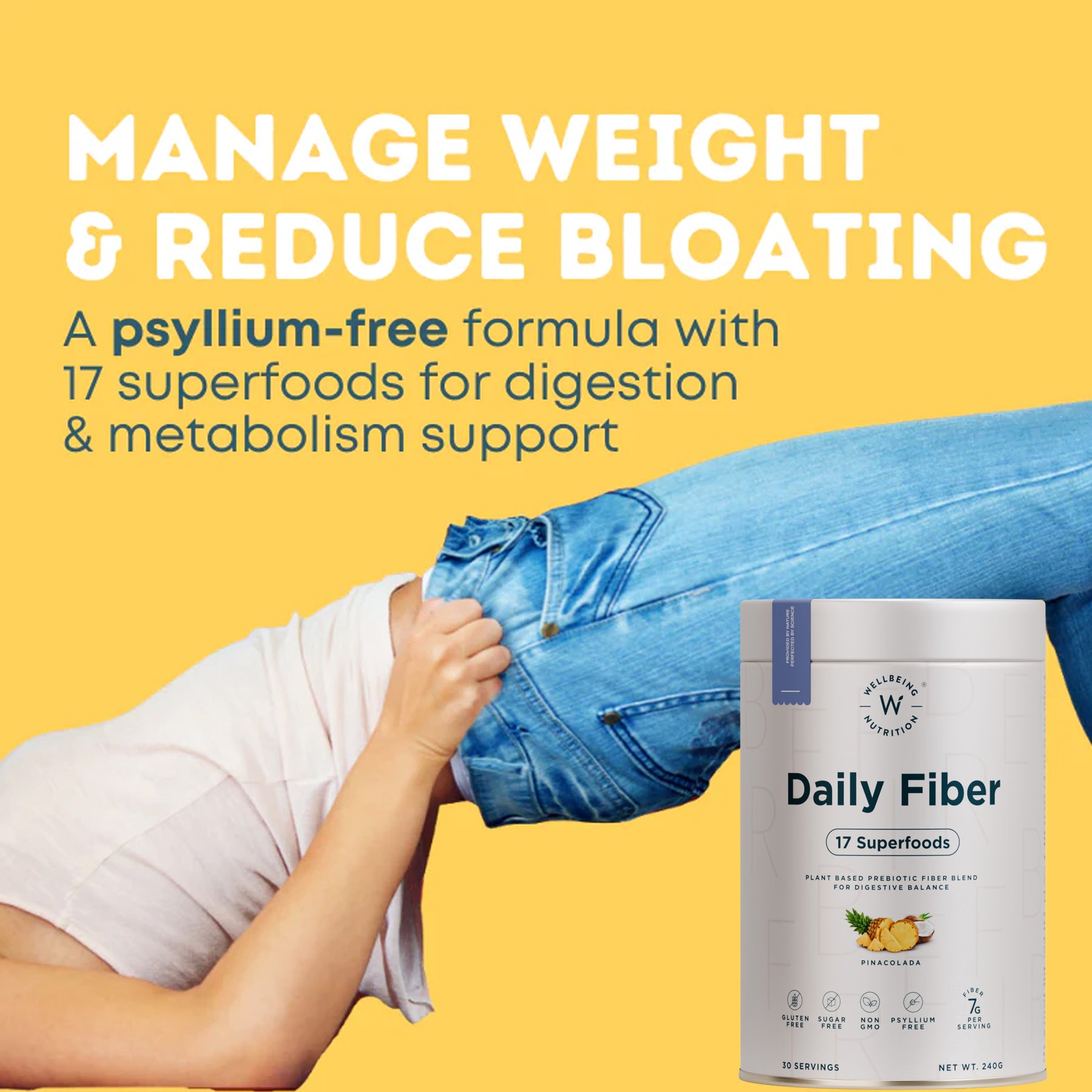 Daily Fiber | Pina Colada Flavour