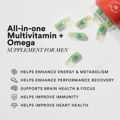 benefits of multivitamin and omega 3 supplement for men