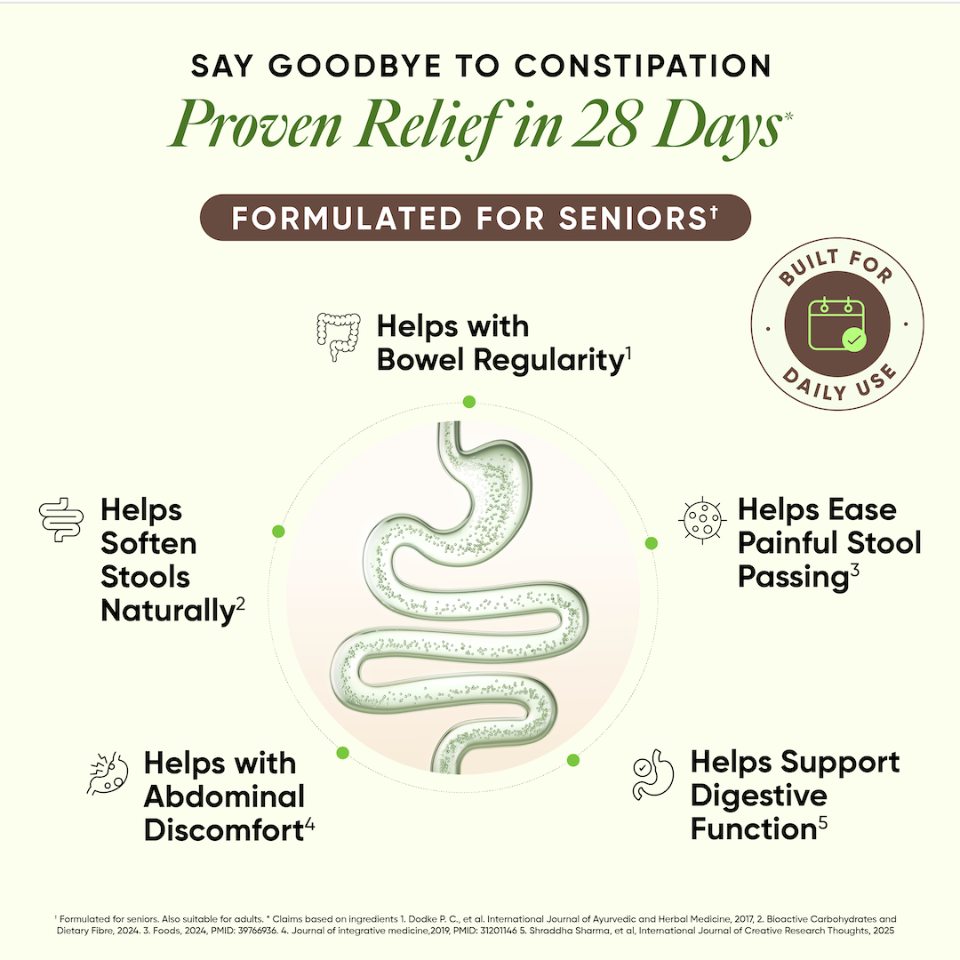 Consti Calm | Constipation Relief & Digestive Comfort | For Seniors | 20 Sachets