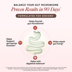 Gut Balance | Leaky Gut &amp; Microbial Balance | For Seniors | 15 Sachets