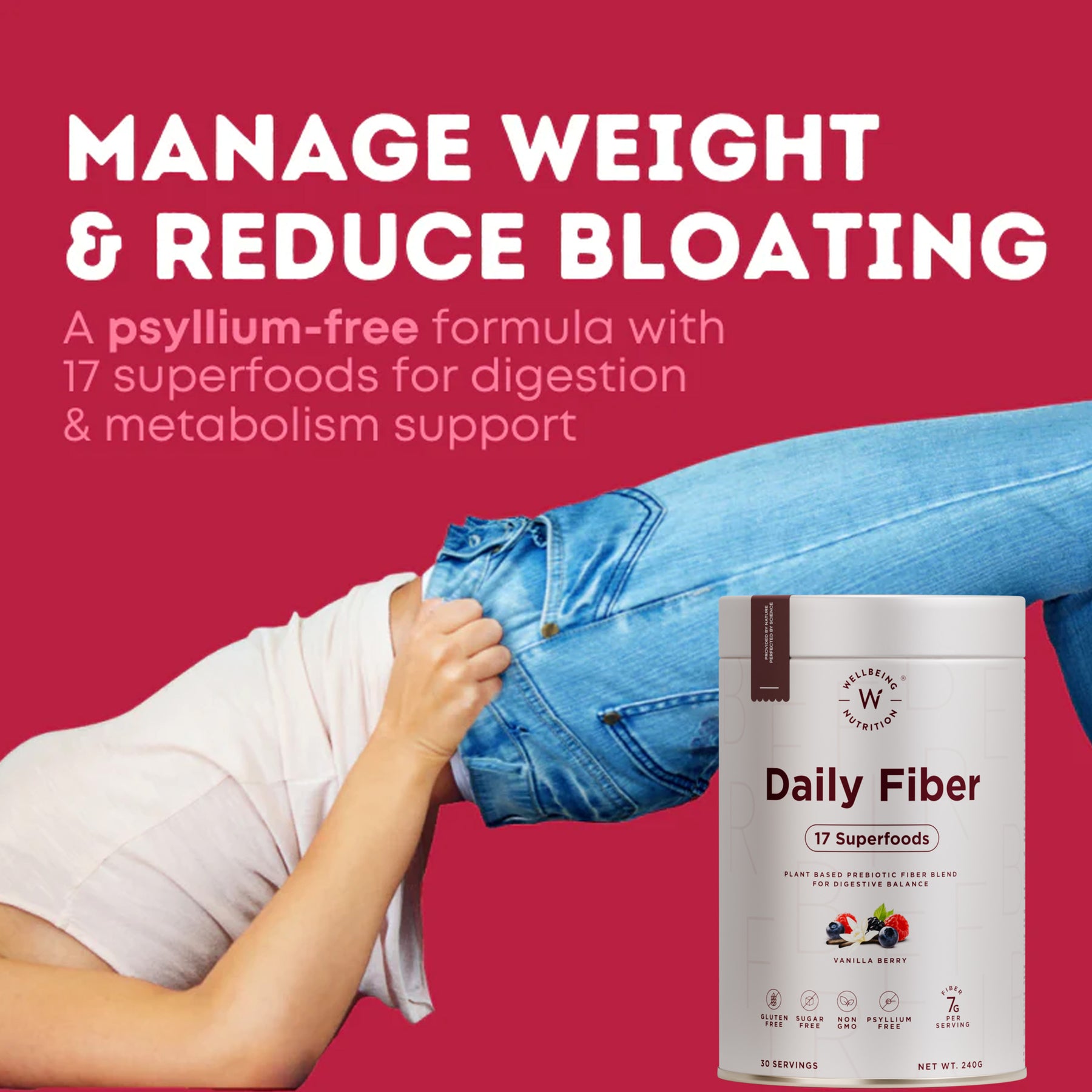Daily Fiber | Vanilla Berry Flavour