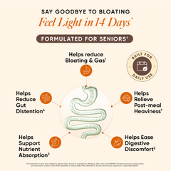 Bloat Calm | Bloating &amp; Gas Relief | For Seniors | 15 Sachets