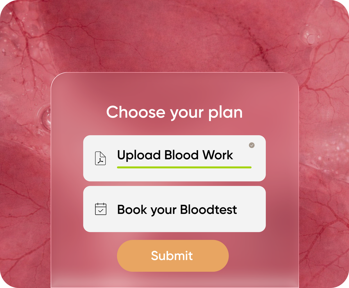 Upload/book blood test 