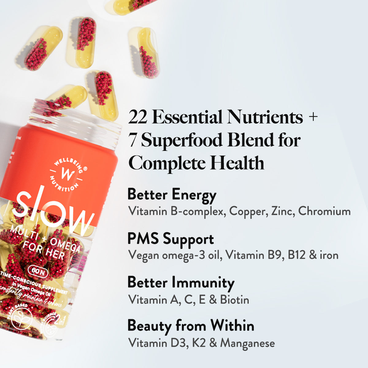 slow release multivitamins for women with essential nutrients