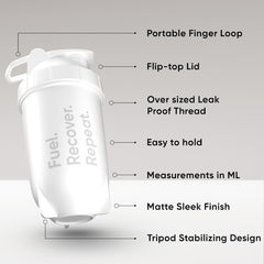 Wellbeing Nutrition Bullet Shaker Gift ( White )