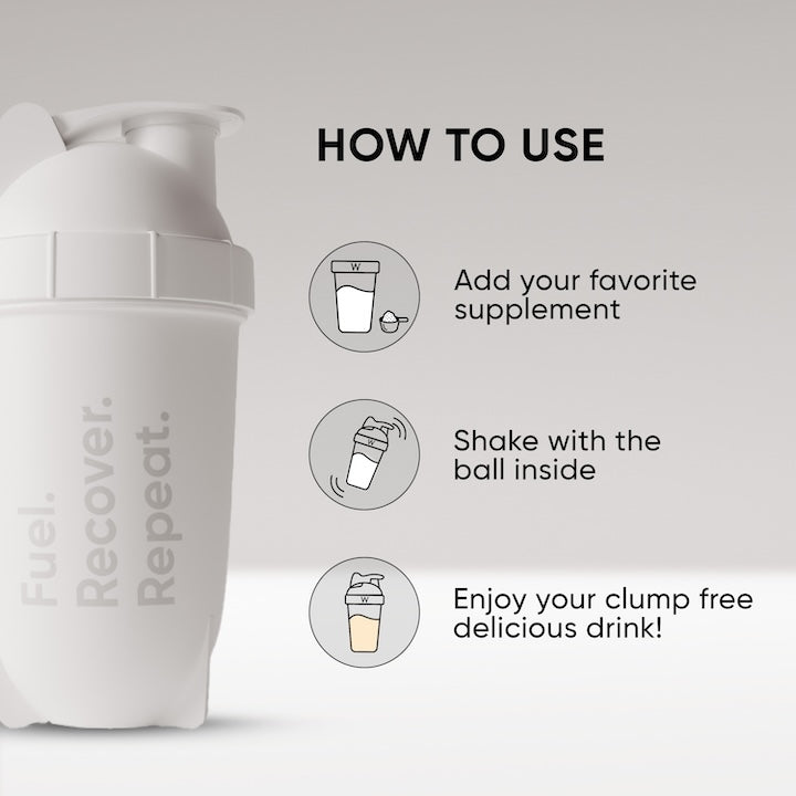 Wellbeing Nutrition Bullet Shaker Gift ( White )