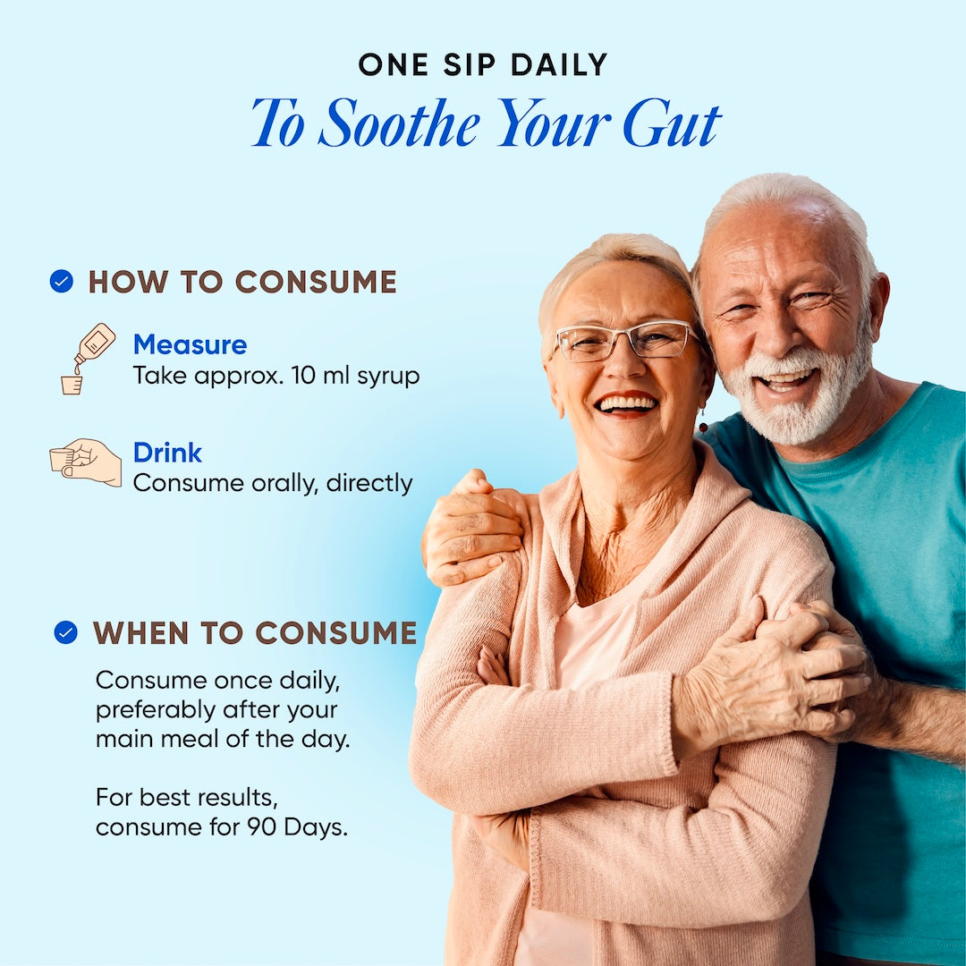 Acidity Calm | Acid Reflux & Heartburn Relief | For Seniors | 15 Sachets