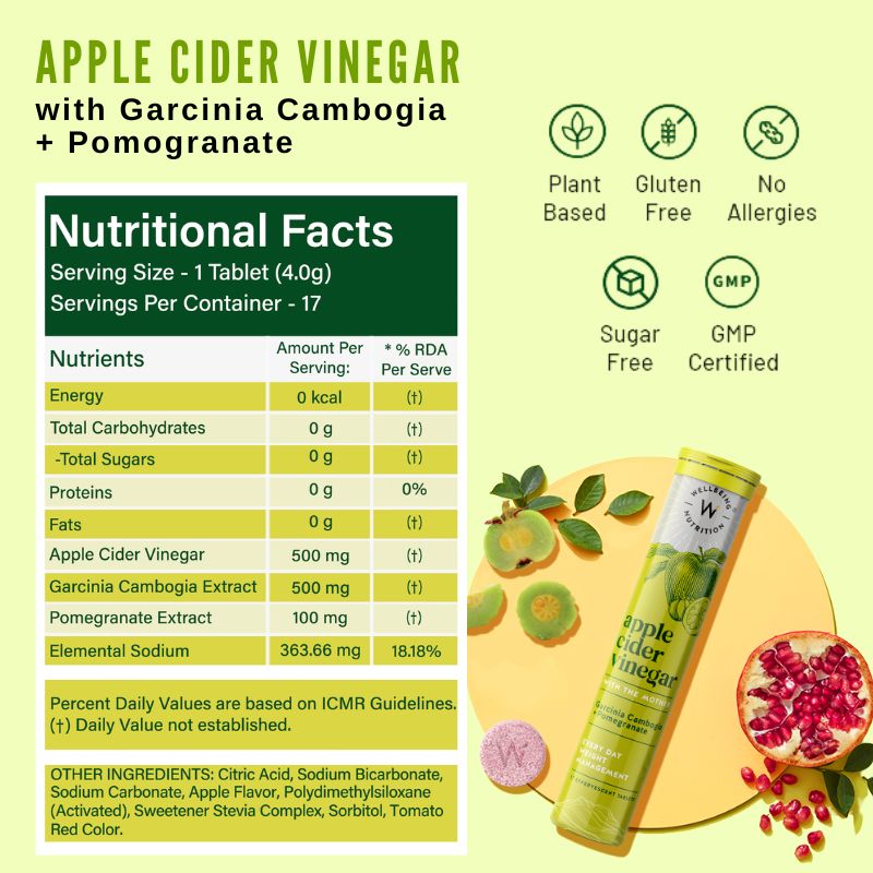 Apple Cider Vinegar Gift with Garcinia Cambogia and Pomegranate