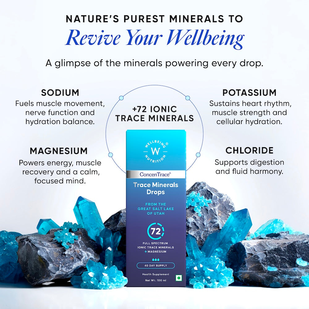 Trace Mineral Drops (ConcenTrace®) | 70+ Ionic Minerals & Magnesium | 40 Servings