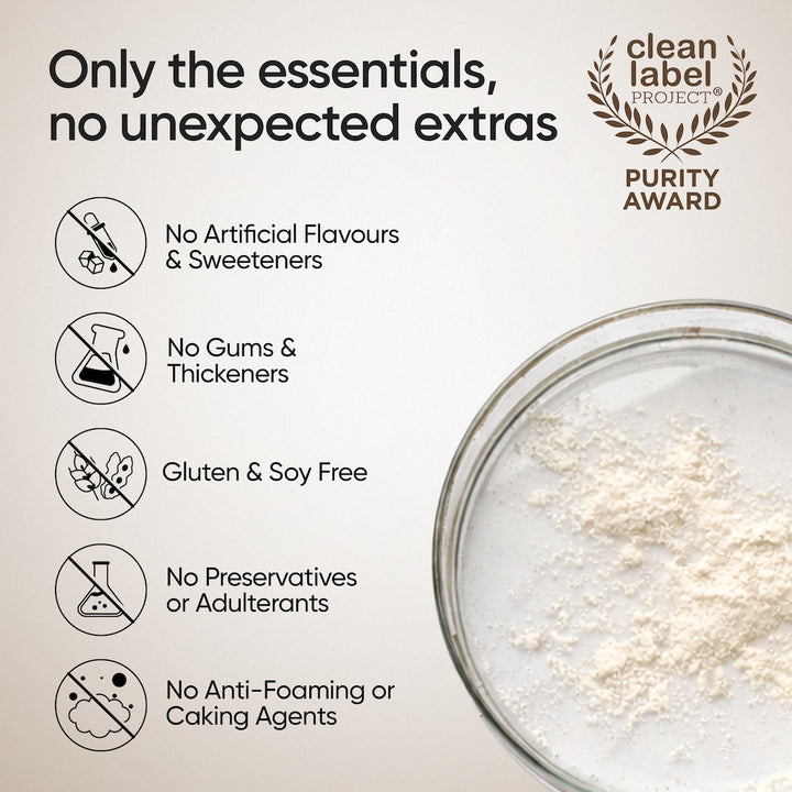 Whey Protein Isolate 31g | 2kg | 4B CFU Probiotics  | Unflavoured