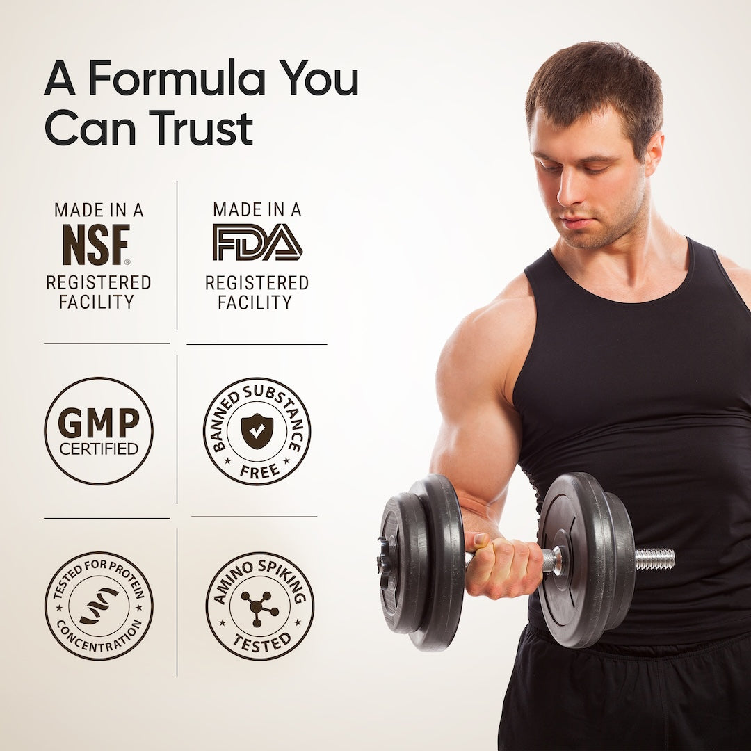 Whey Protein Isolate 26g | 1kg | 4B CFU Probiotics | Bourbon Vanilla