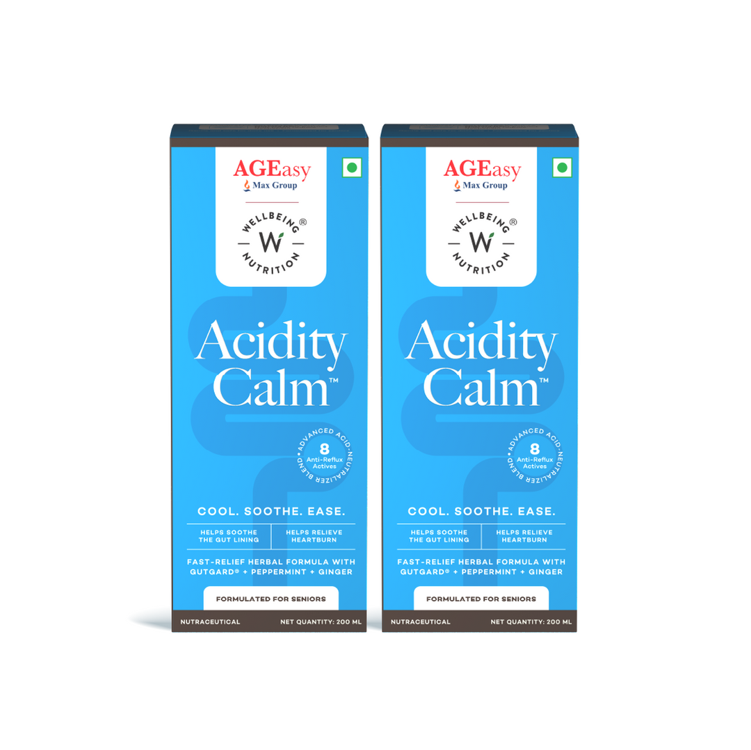 Acidity Calm | Acid Reflux & Heartburn Relief | For Seniors | 15 Sachets