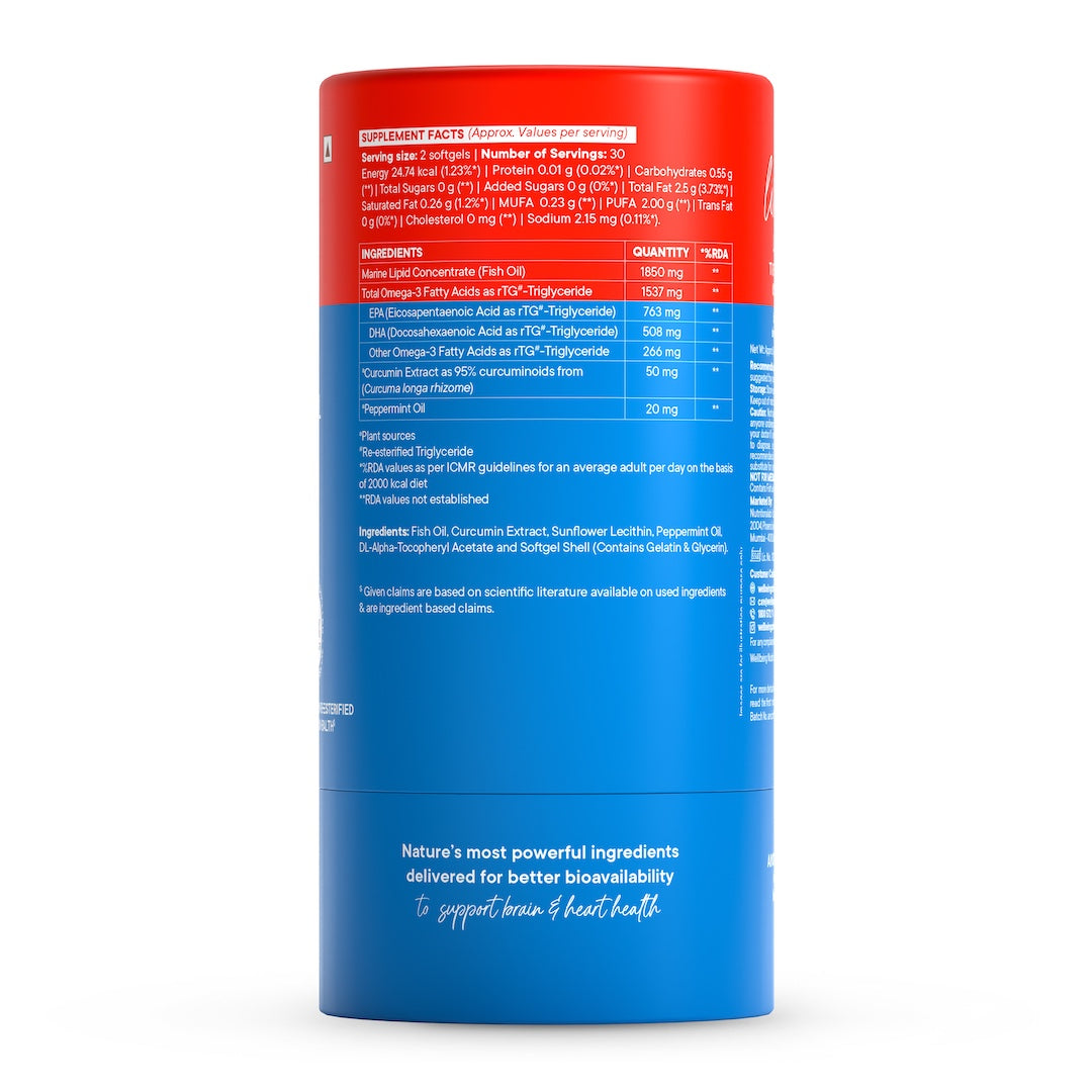 4x Strength Omega 3 Fish Oil