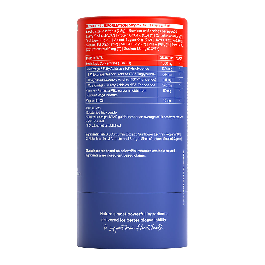 3x Strength Omega 3 Fish Oil