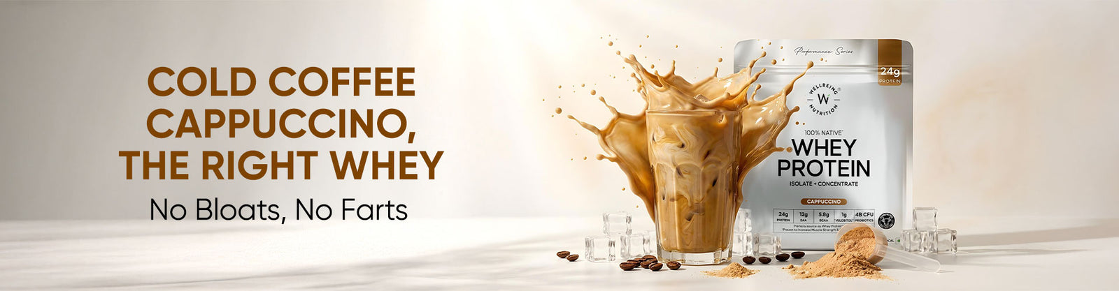 cold coffee whey protein