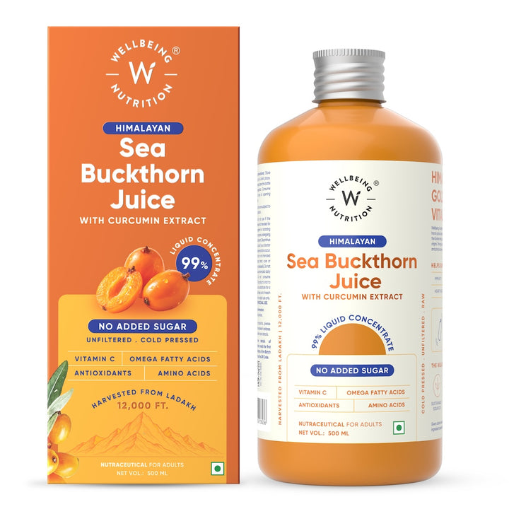 Himalayan Sea Buckthorn Juice with Curcumin Extract | 500ml
