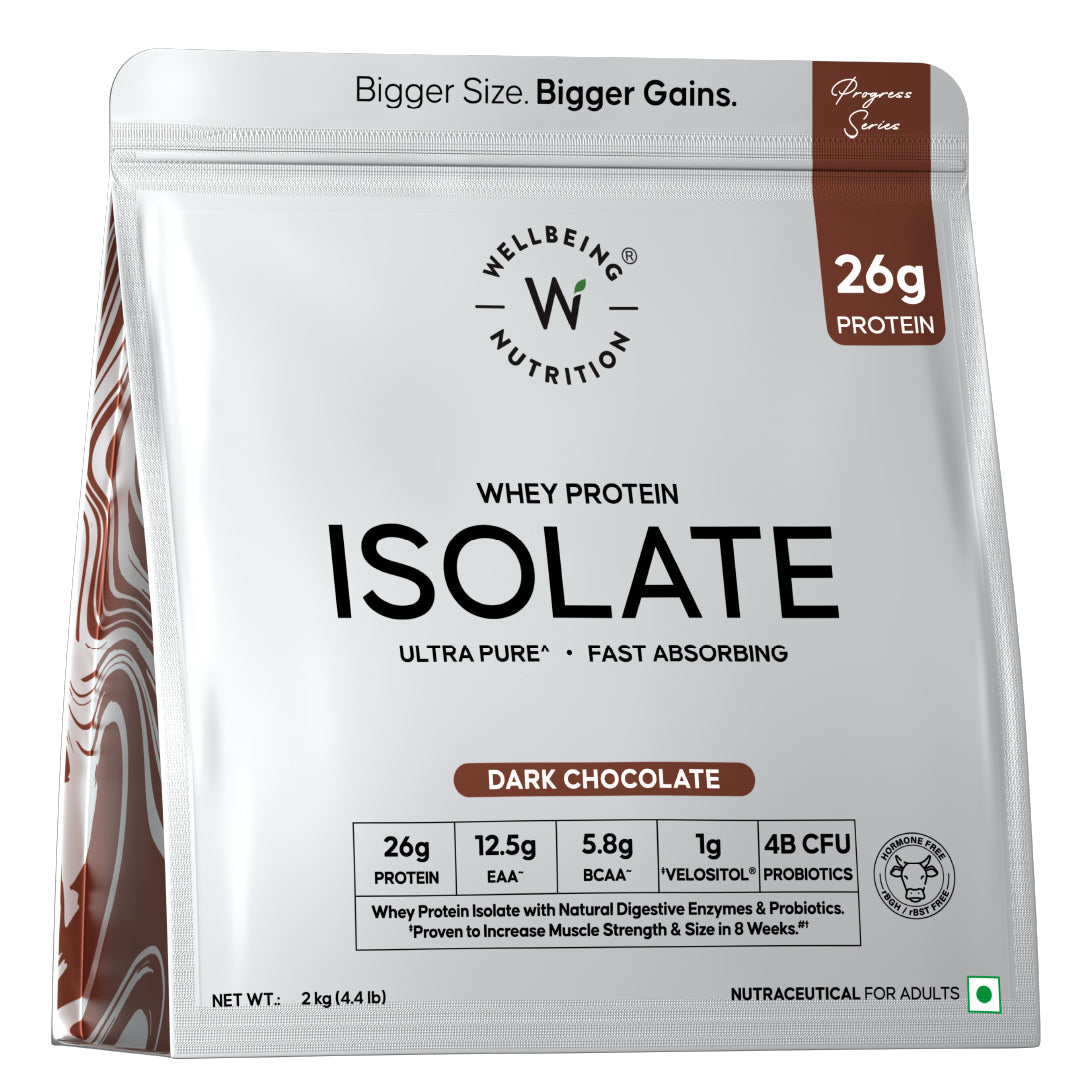 Whey Protein Isolate 26g | 1kg | 4B CFU Probiotics | Dark Chocolate