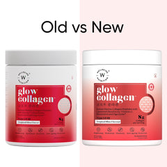 Glow Korean Marine Collagen Peptides with Liposomal Glutathione &amp; Vitamin C | Tropical Bliss Flavour | 250g