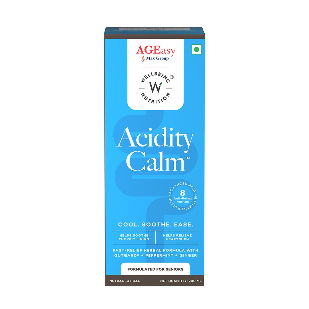 Acidity Calm | Acid Reflux & Heartburn Relief | For Seniors | 15 Sachets