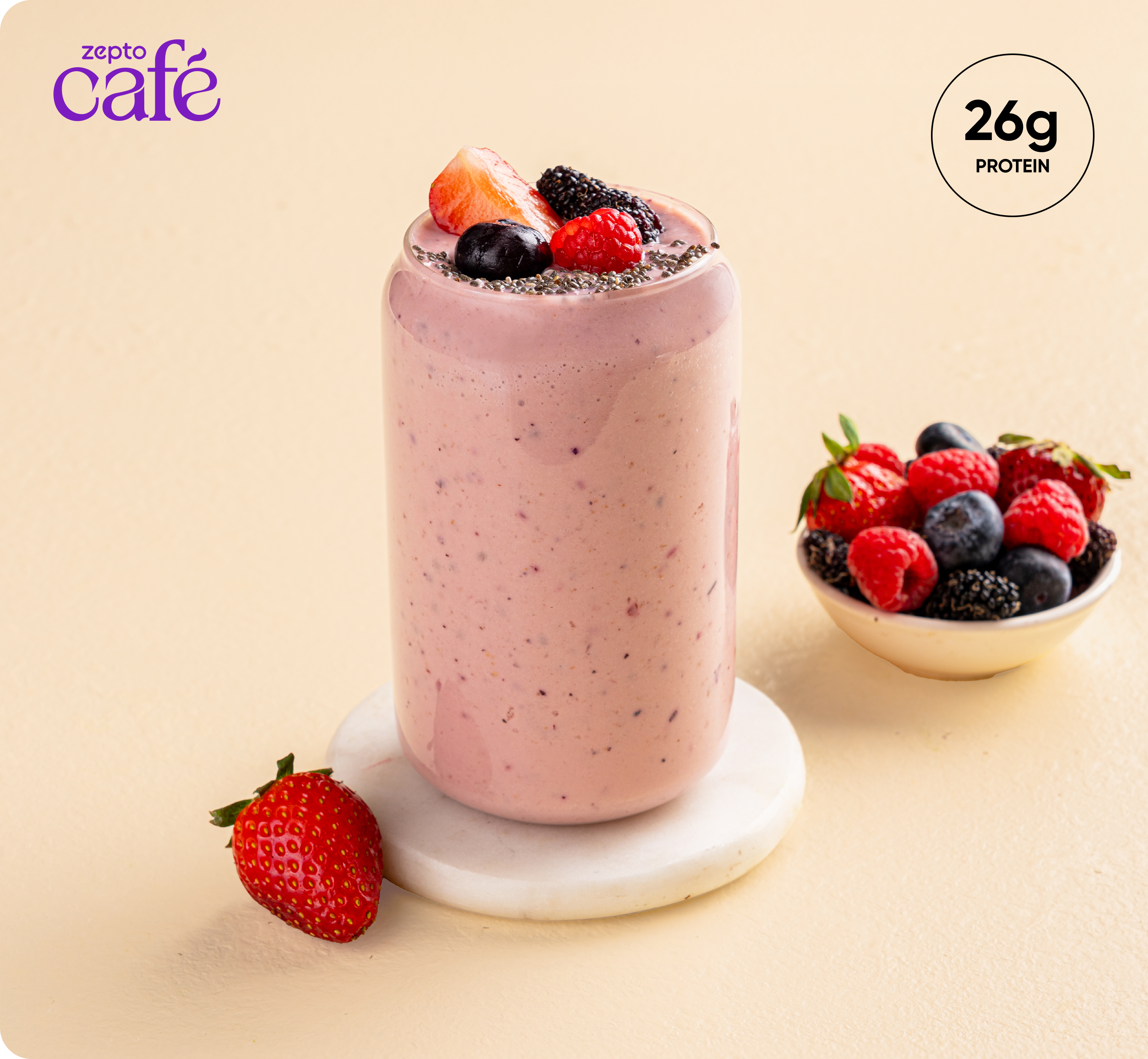 WBN Canadian Mixed Berries 
Plant Protein Smoothie