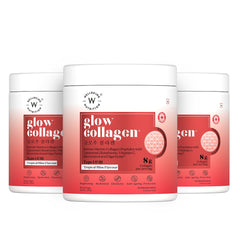 Glow Korean Marine Collagen Peptides with Liposomal Glutathione &amp; Vitamin C | Tropical Bliss Flavour | 250g