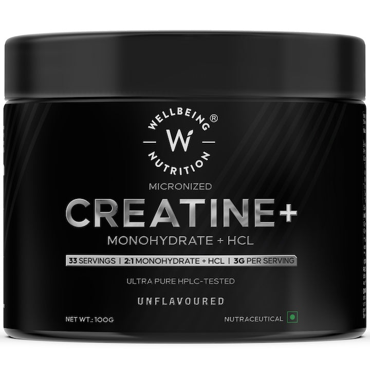 Creatine Monohydrate + HCL 100g Unflavored