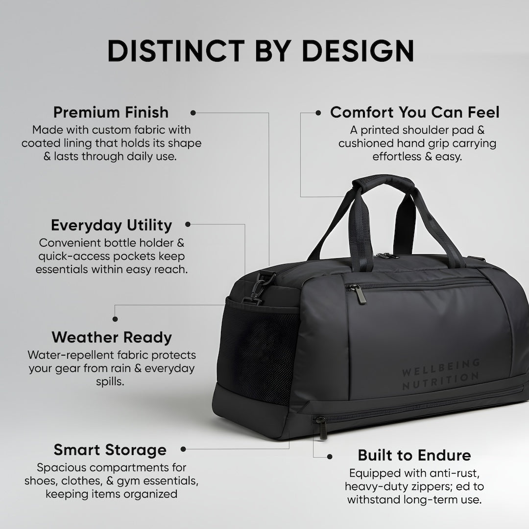 Wellbeing Nutrition Free Gym Bag