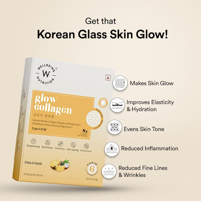 Glow Collagen Pina Colada Flavor Sachets