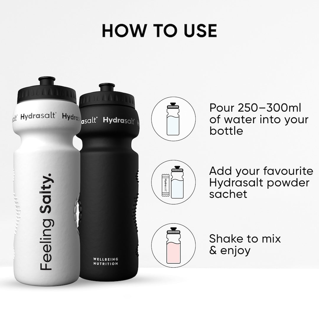 Wellbeing Nutrition Hydrasalt Squeeze Bottle (White)