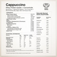 Whey Protein Blend Cappuccino Gift Sachet