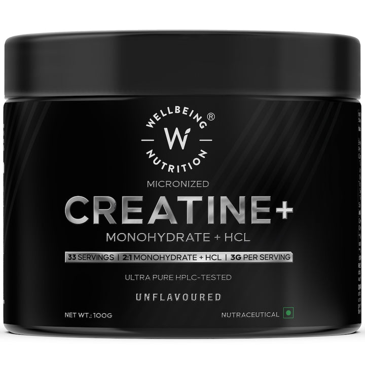 Creatine Monohydrate + HCL 100g Unflavored