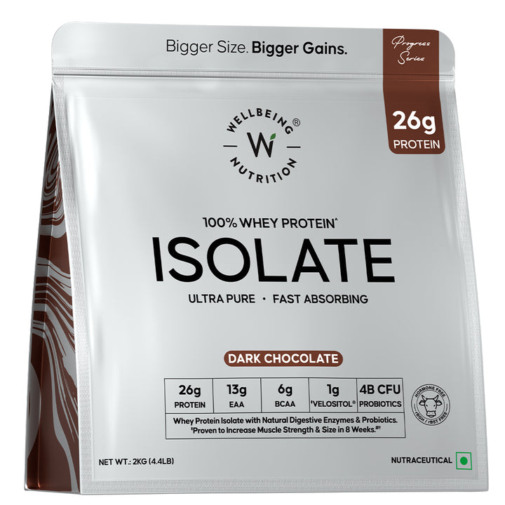 Whey Protein Isolate 26g | 1kg | 4B CFU Probiotics | Dark Chocolate