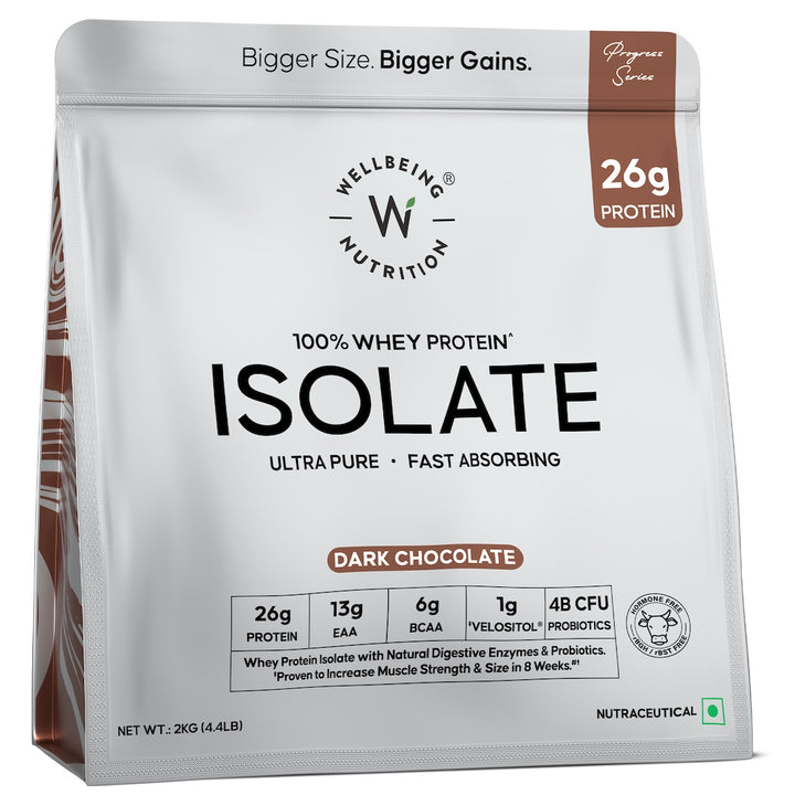 Whey Protein Isolate 26g | 1kg | 4B CFU Probiotics | Dark Chocolate