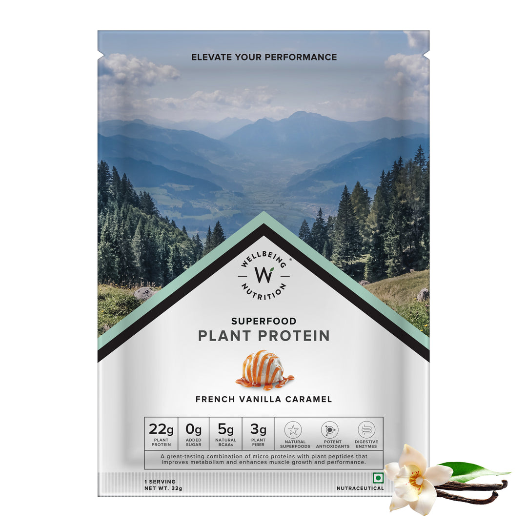 Superfood Plant Protein | French Vanilla Caramel Sachet