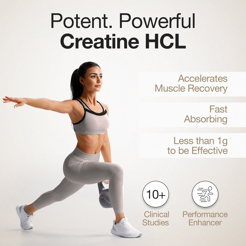 Creatine Monohydrate + HCL 100g Unflavored