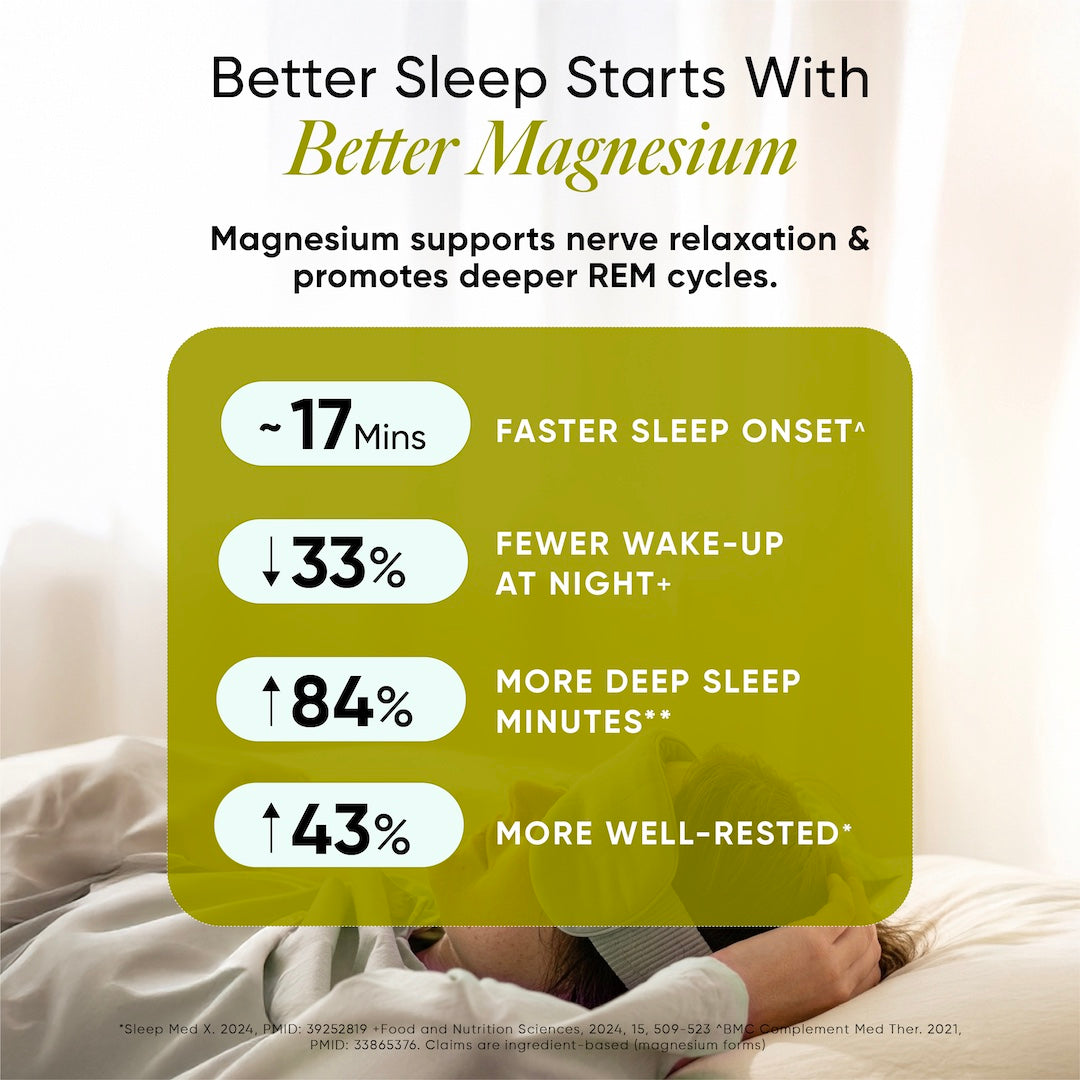 Magnesium for Nerve Relaxation & Deeper REM Cycles