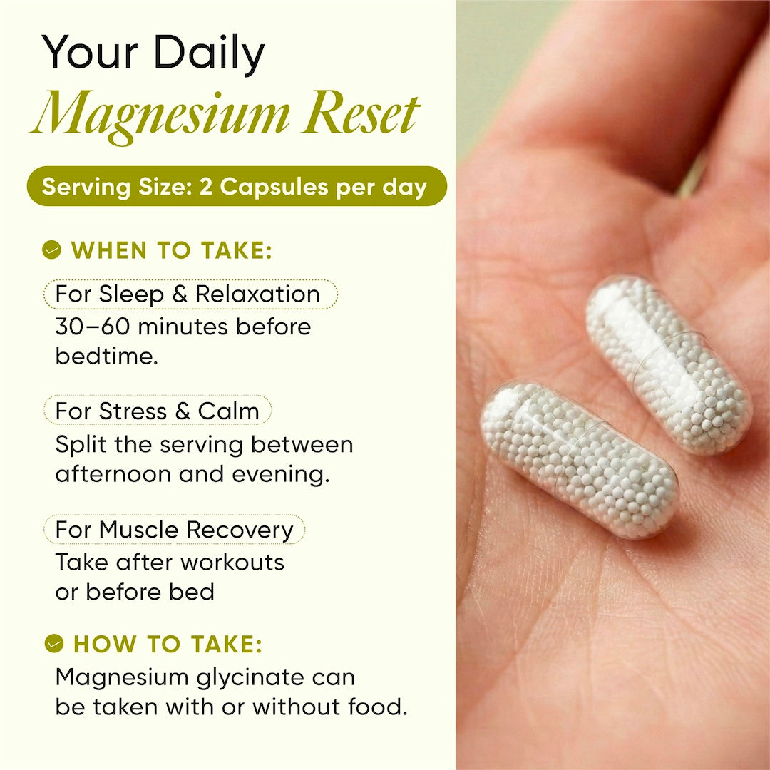 Liposomal Magnesium Glycinate (Chelated) | Pack of 60 Capsules