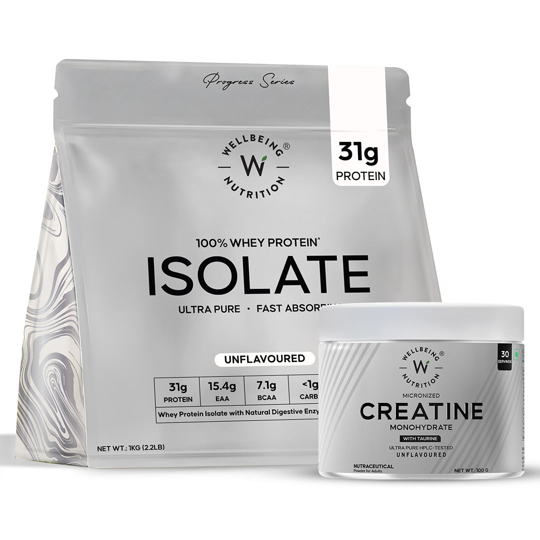 100% Whey Protein Isolate with Creatine - Unflavored