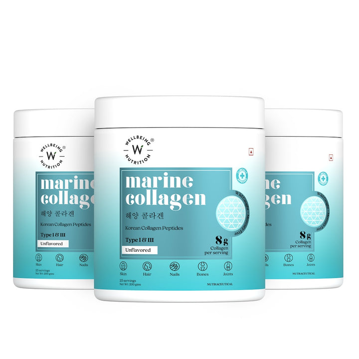 Pure Korean Marine Collagen Peptides | Unflavored | Combat Signs of Ageing