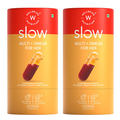 pack of 2 slow multivitamin and omega 3 capsules